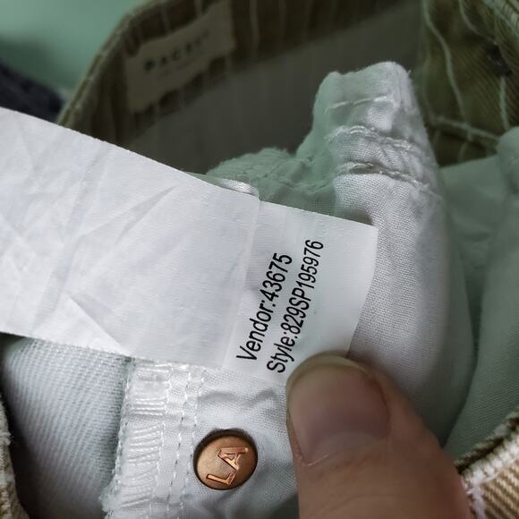 Pacsun Mom Striped Cuffed Short Size 26 - Picture 6 of 6